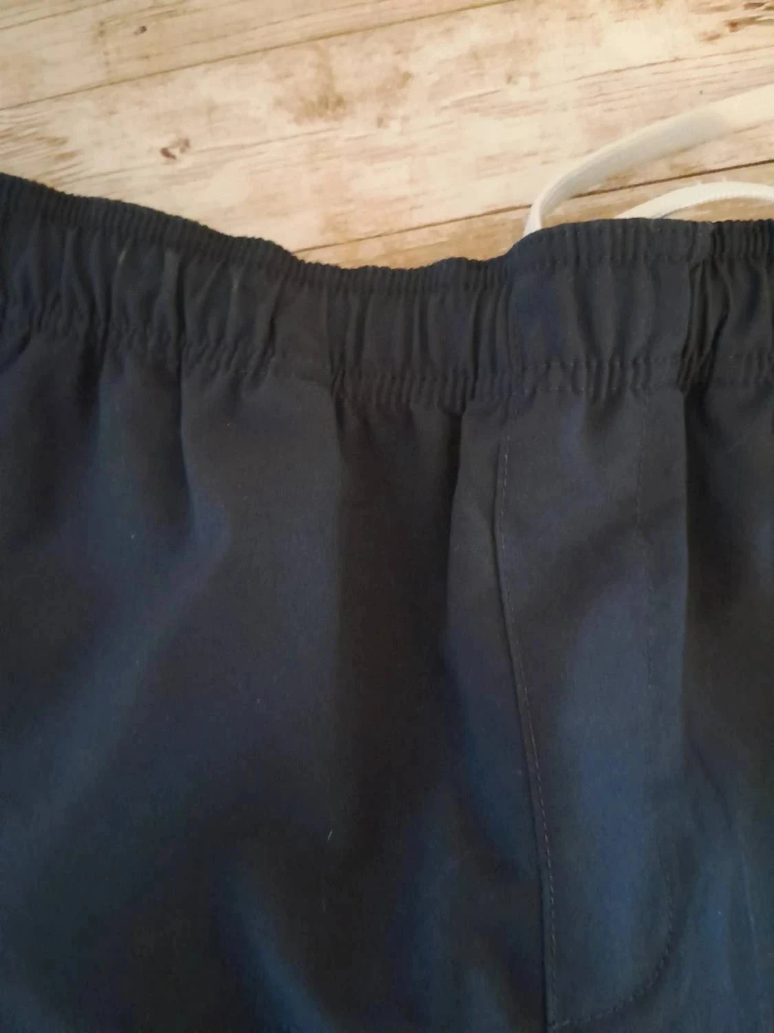 Bermuda enfant, bleu marine, Marque Décathlon, 6 ans – photo 3